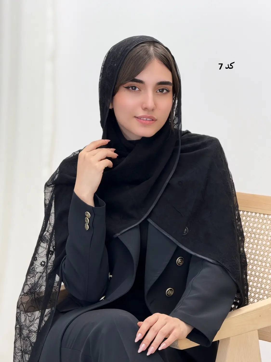 4609-شال حریر گلاره